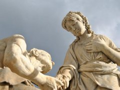 Conservazione e Restauro Statua della Carita3