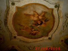 Conservazione Restauro Tela Neoclassica Soffitto3